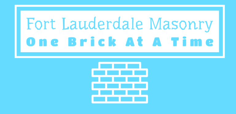 Masonry Contractor Fort Lauderdale, FL